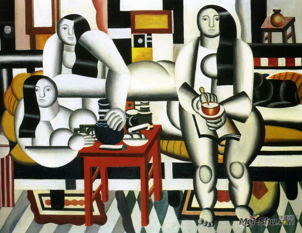 费尔南德·莱热(Fernand Leger)高清作品《早餐》