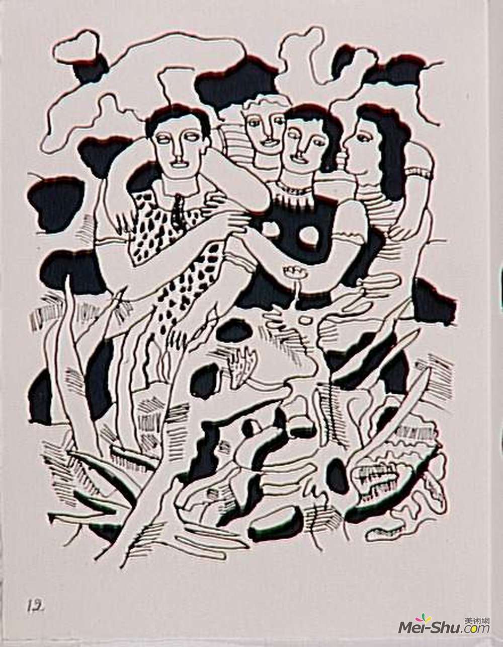 费尔南德·莱热(Fernand Leger)高清作品《专辑《马戏团》》