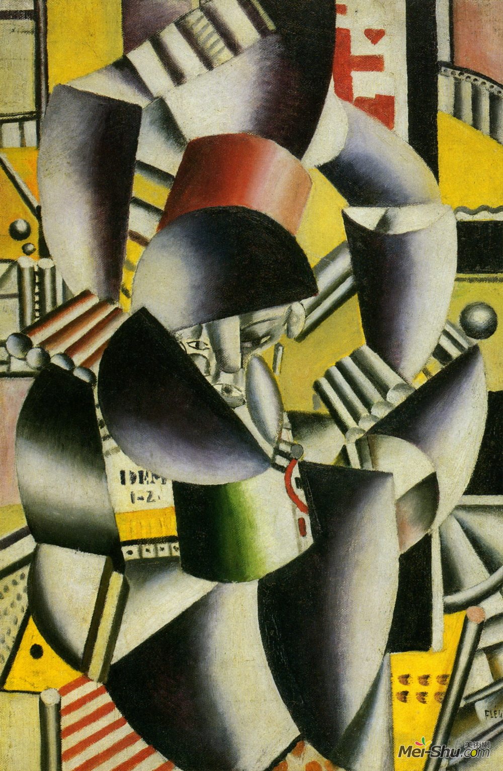 费尔南德·莱热(Fernand Leger)高清作品《男人女人》