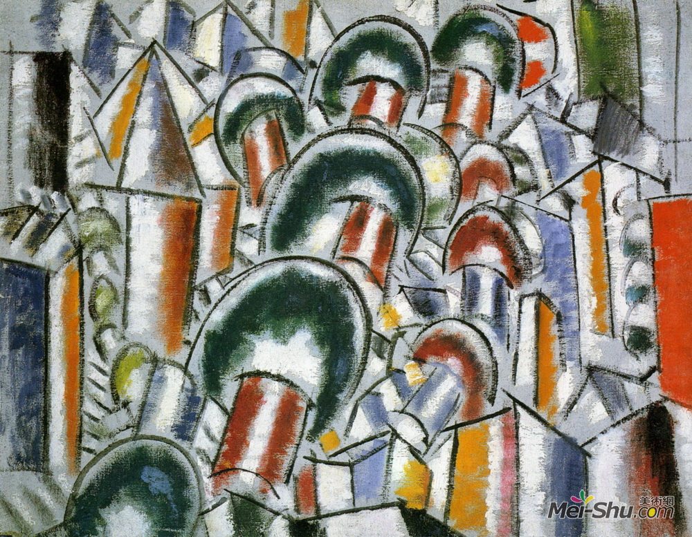 费尔南德·莱热(Fernand Leger)高清作品《树上的房子》