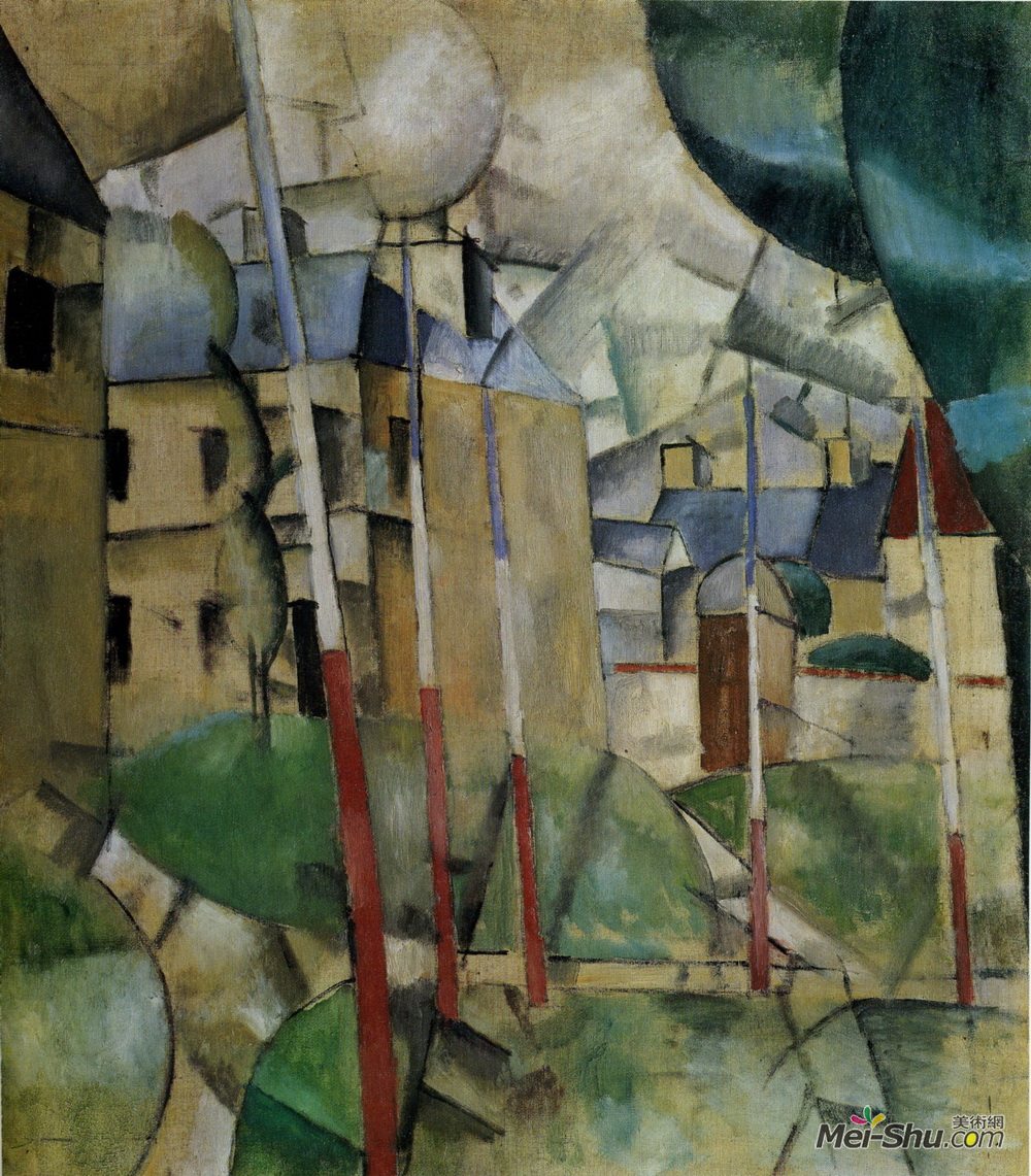 费尔南德·莱热(Fernand Leger)高清作品《景观》