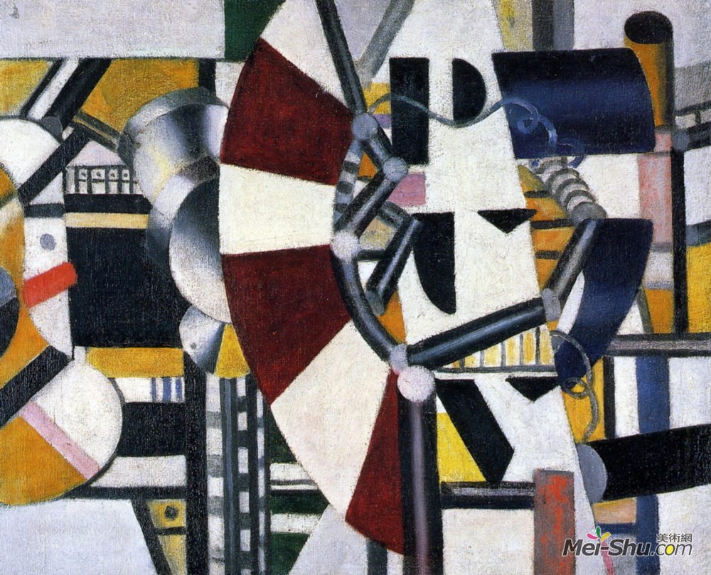 费尔南德·莱热(Fernand Leger)高清作品《机械零件》