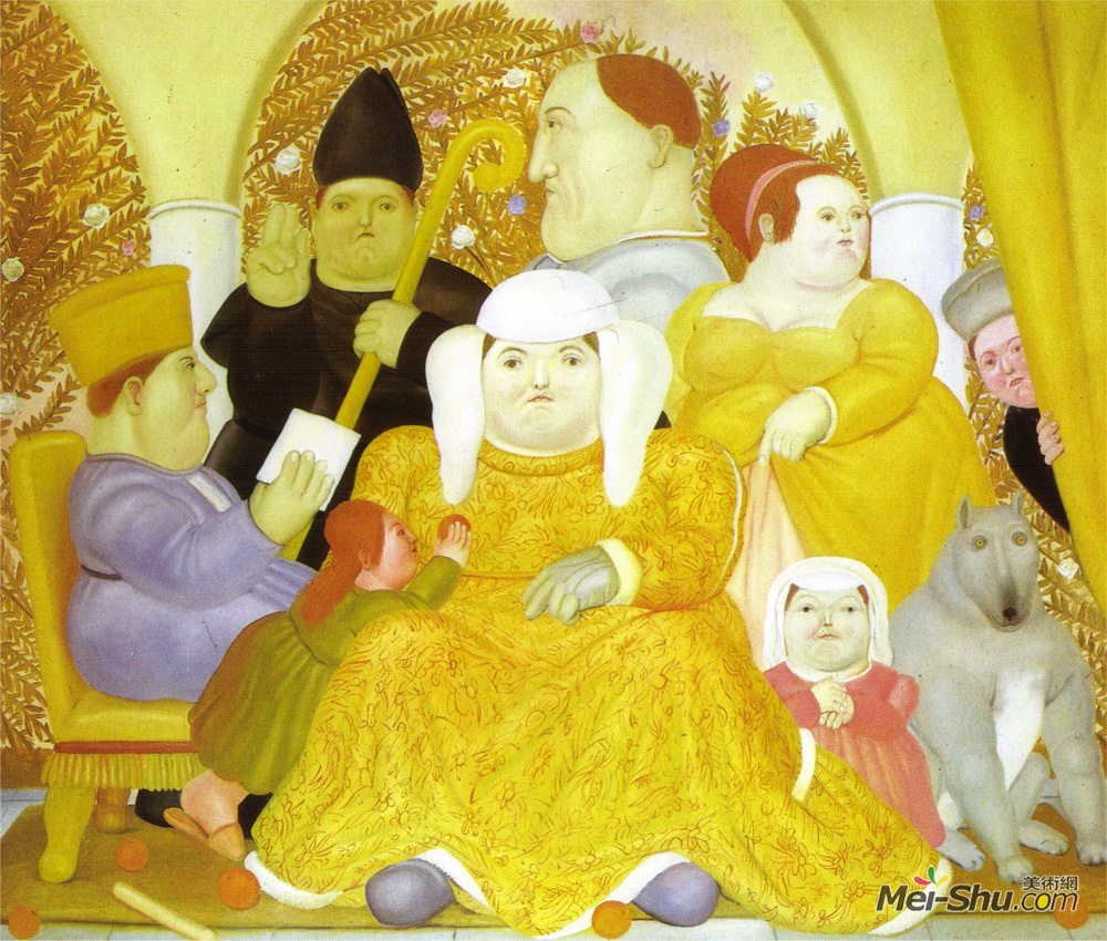 费尔南多·博特罗(Fernando Botero)高清作品《曼特纳之后》