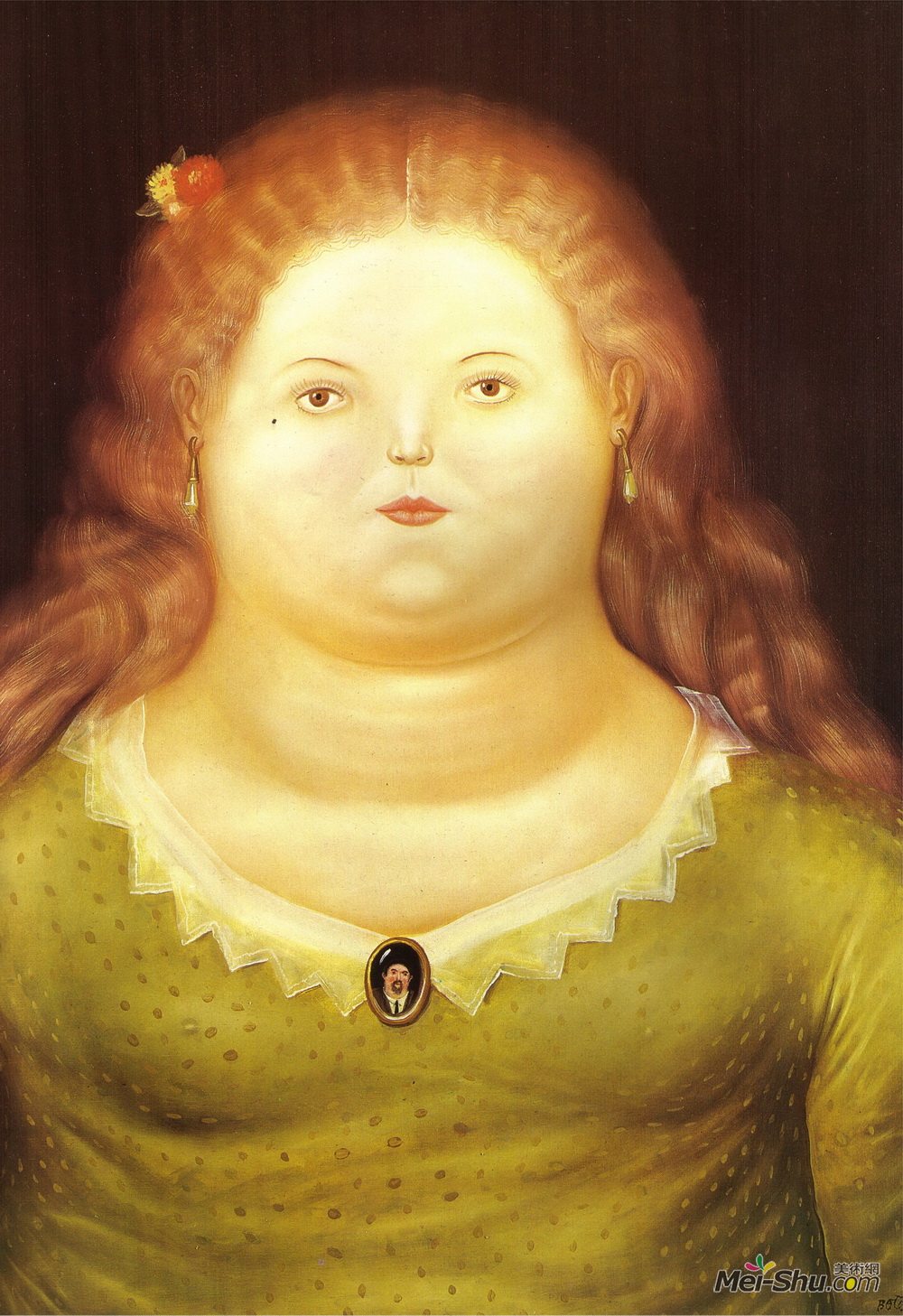 费尔南多·博特罗(Fernando Botero)高清作品《德尔菲娜》