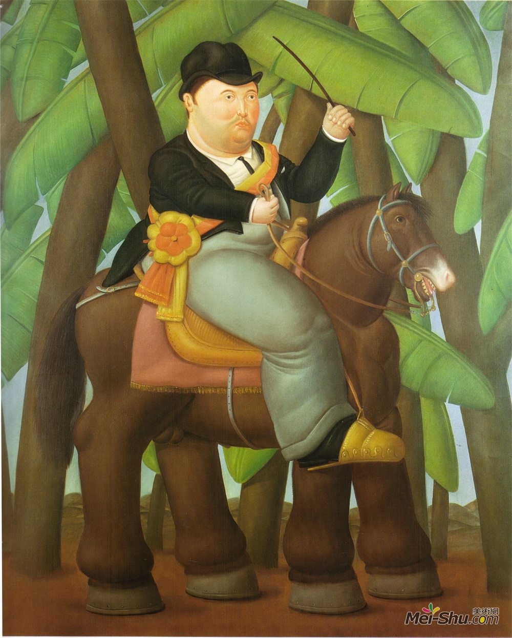 费尔南多·博特罗(Fernando Botero)高清作品《总统》