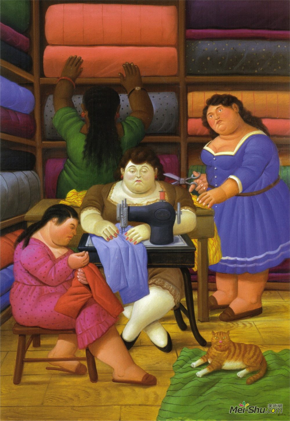 费尔南多·博特罗(Fernando Botero)高清作品《设计师》