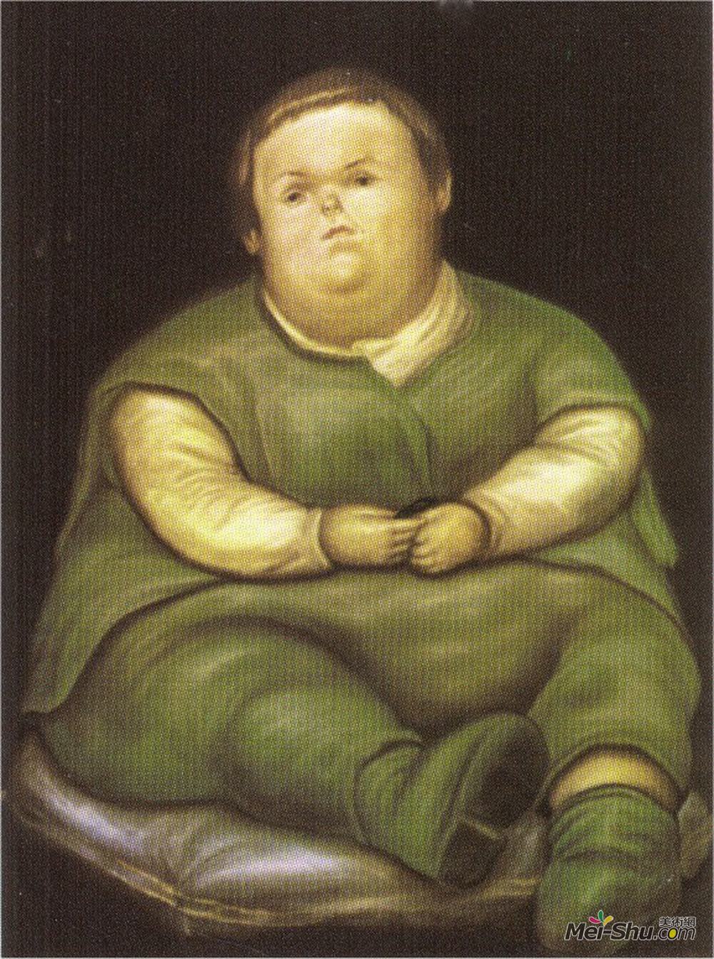 费尔南多·博特罗(Fernando Botero)高清作品《Vallecas the Child (after Velasquez)》