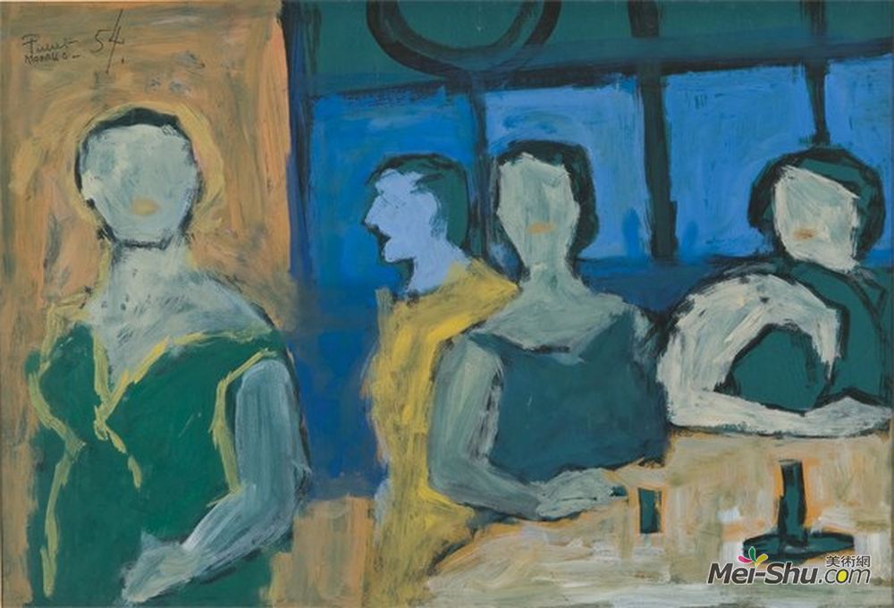 菲克雷特-穆拉拉-赛吉(Fikret Mualla Saygi)高清作品《未知标题》