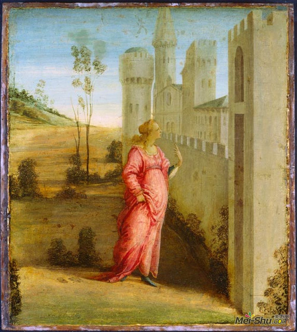 弗拉·菲利普·利比(Filippo Lippi)高清作品《埃丝特在宫门口》