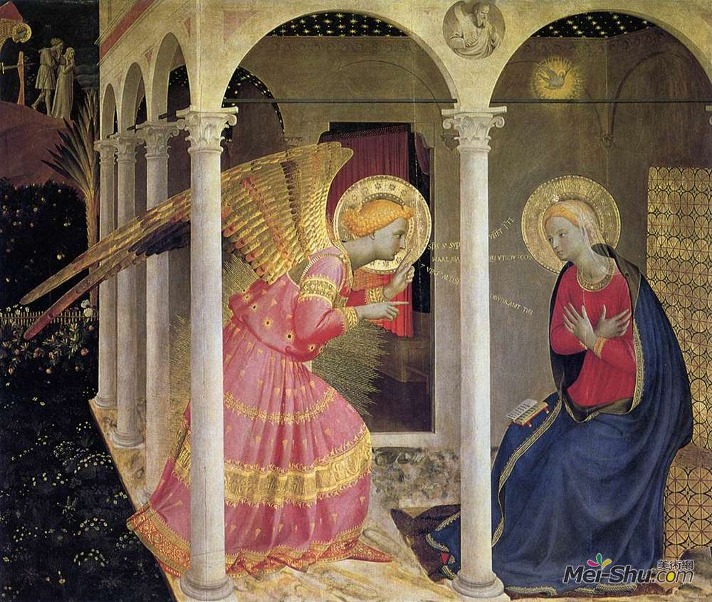 弗拉·安吉利科(Fra Angelico)高清作品《报喜》