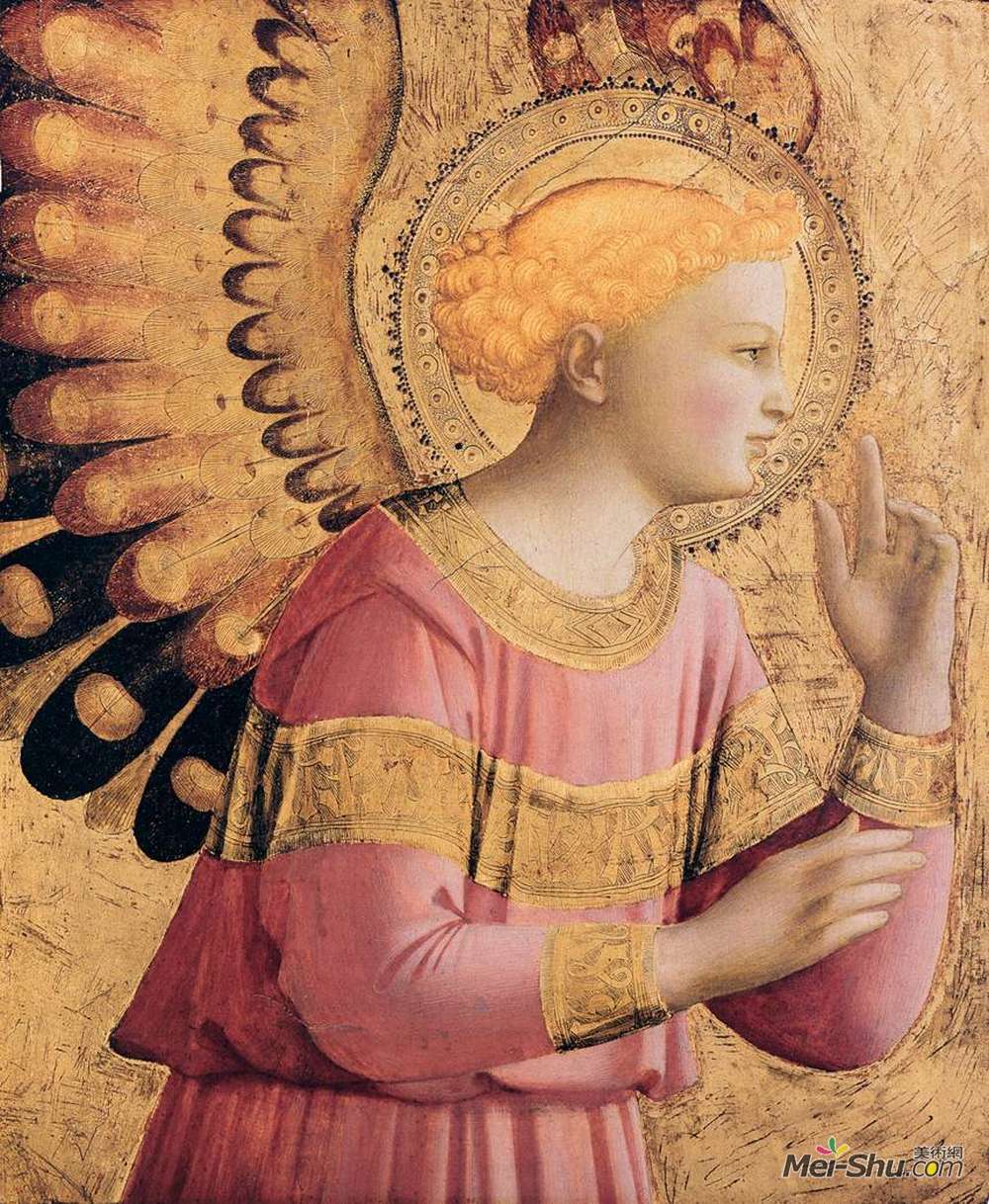 弗拉·安吉利科(Fra Angelico)高清作品《天使长加布里埃尔通报》