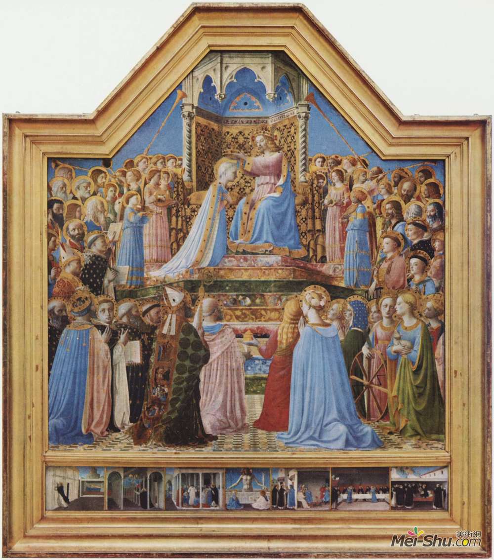 《圣母加冕》弗拉·安吉利科(fra angelico)高清作品欣赏