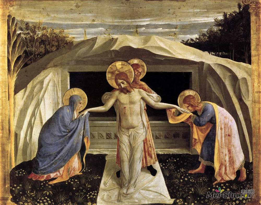 弗拉·安吉利科(Fra Angelico)高清作品《埋葬》