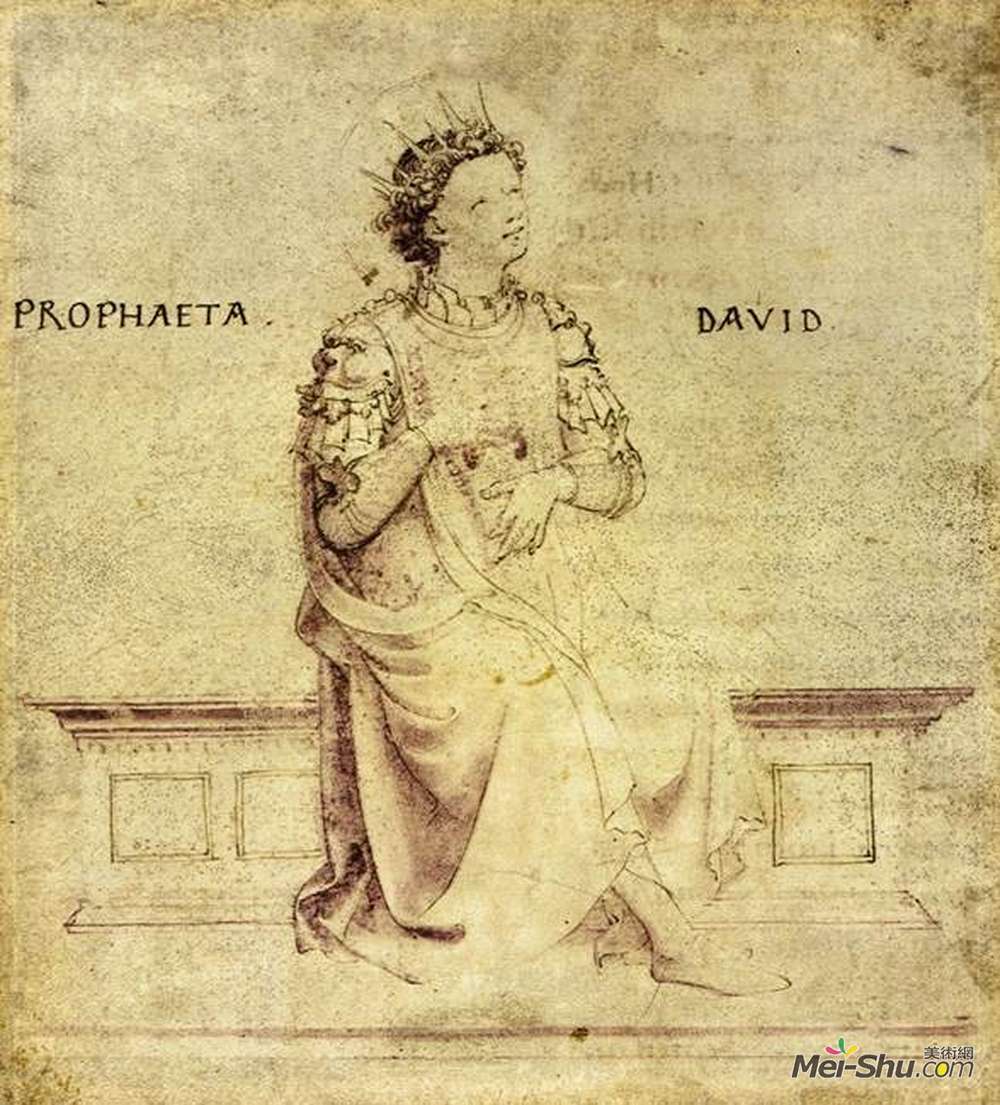 弗拉·安吉利科(Fra Angelico)高清作品《戴维国王演奏一首诗篇》