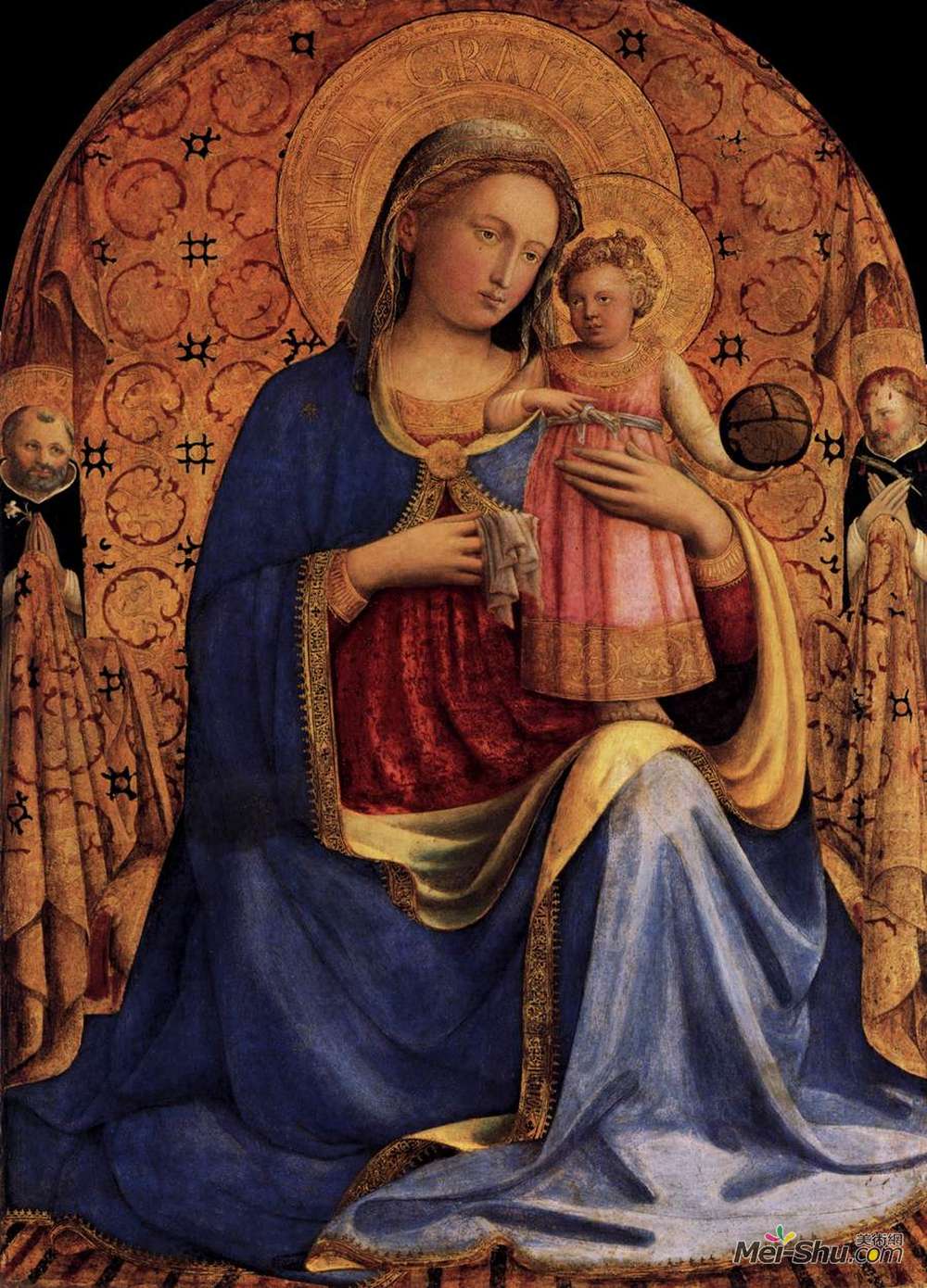 弗拉·安吉利科(Fra Angelico)高清作品《圣母子》