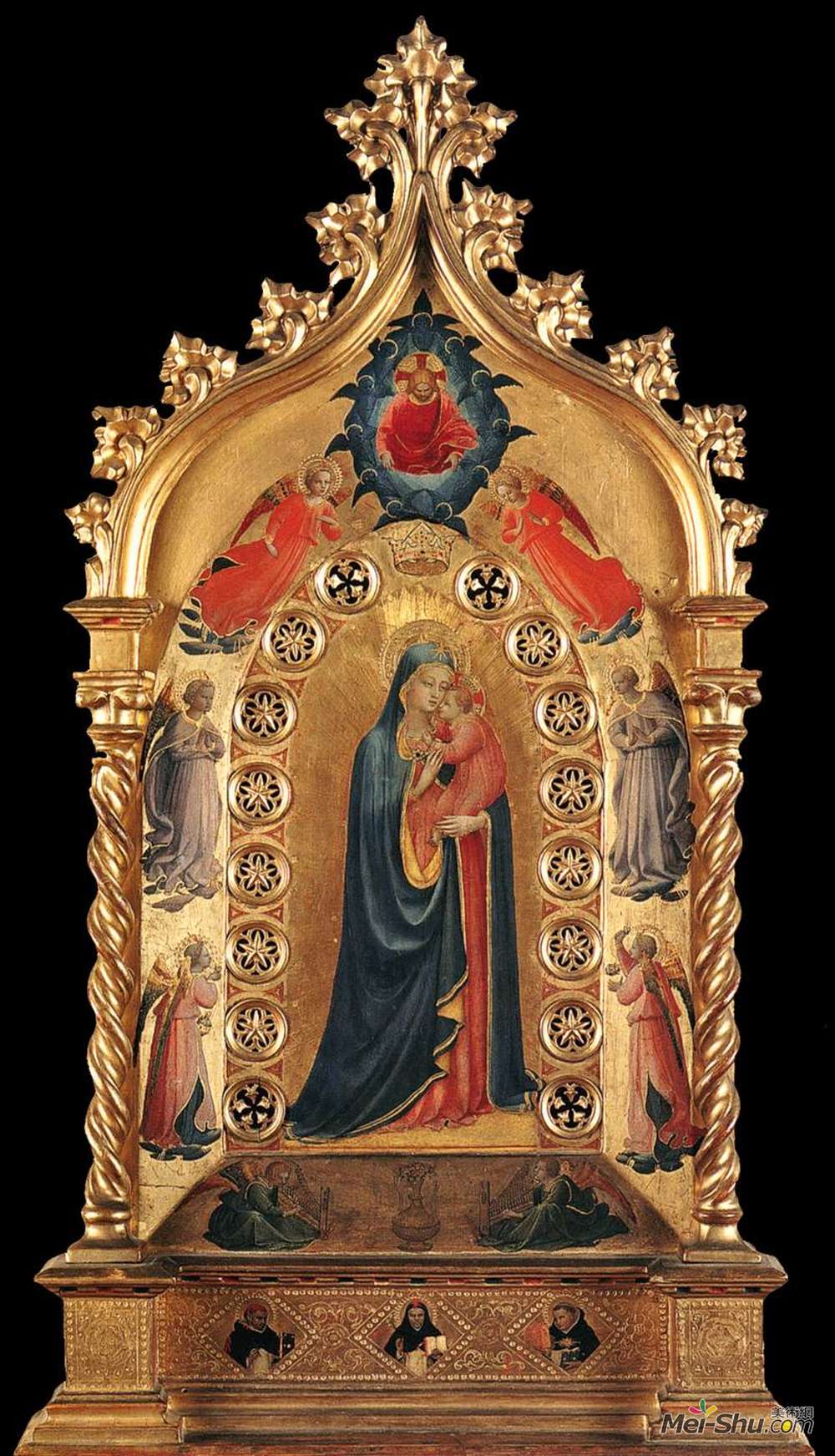 弗拉·安吉利科(Fra Angelico)高清作品《明星圣母玛利亚》