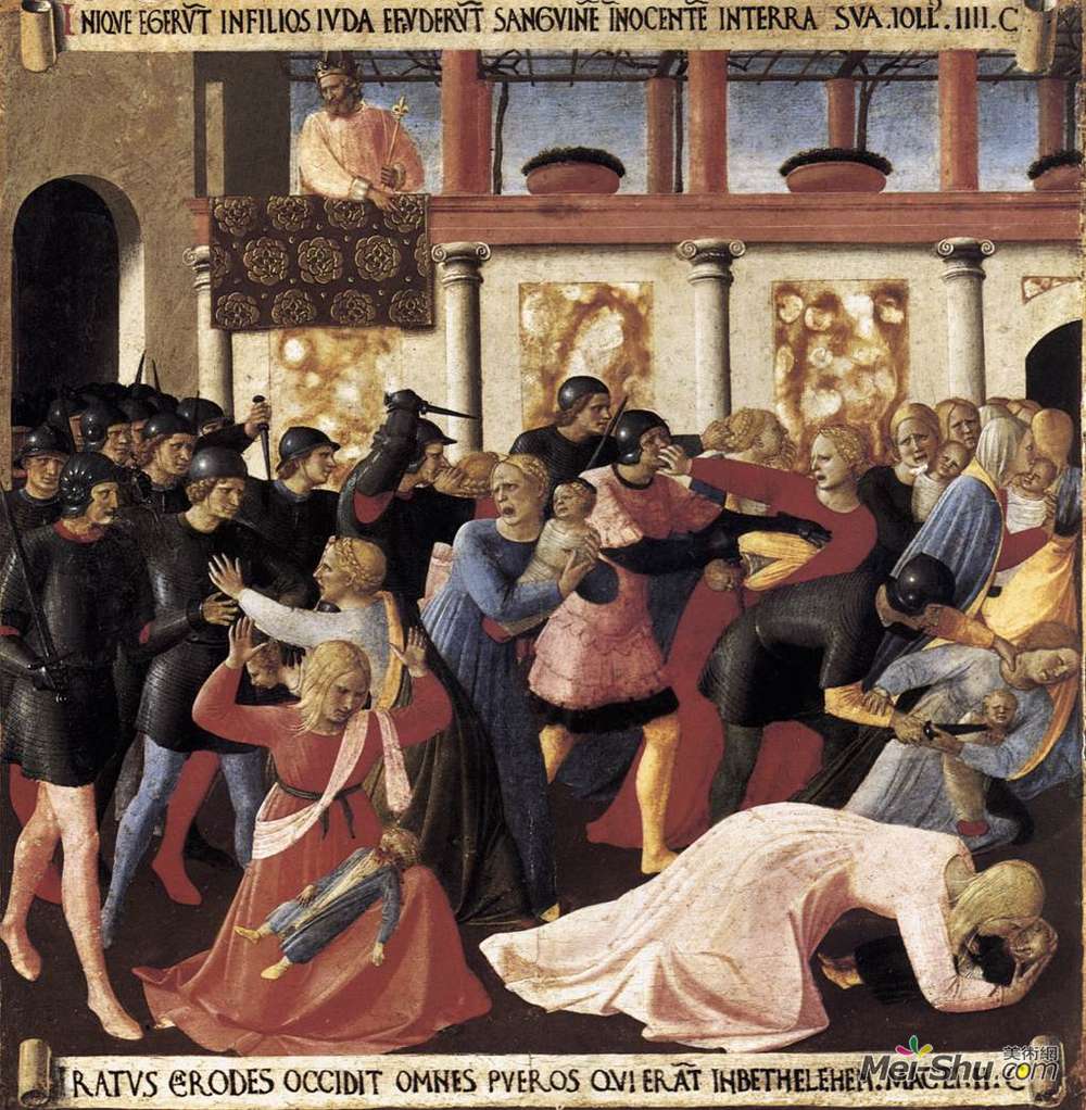 弗拉·安吉利科(Fra Angelico)高清作品《屠杀无辜者》