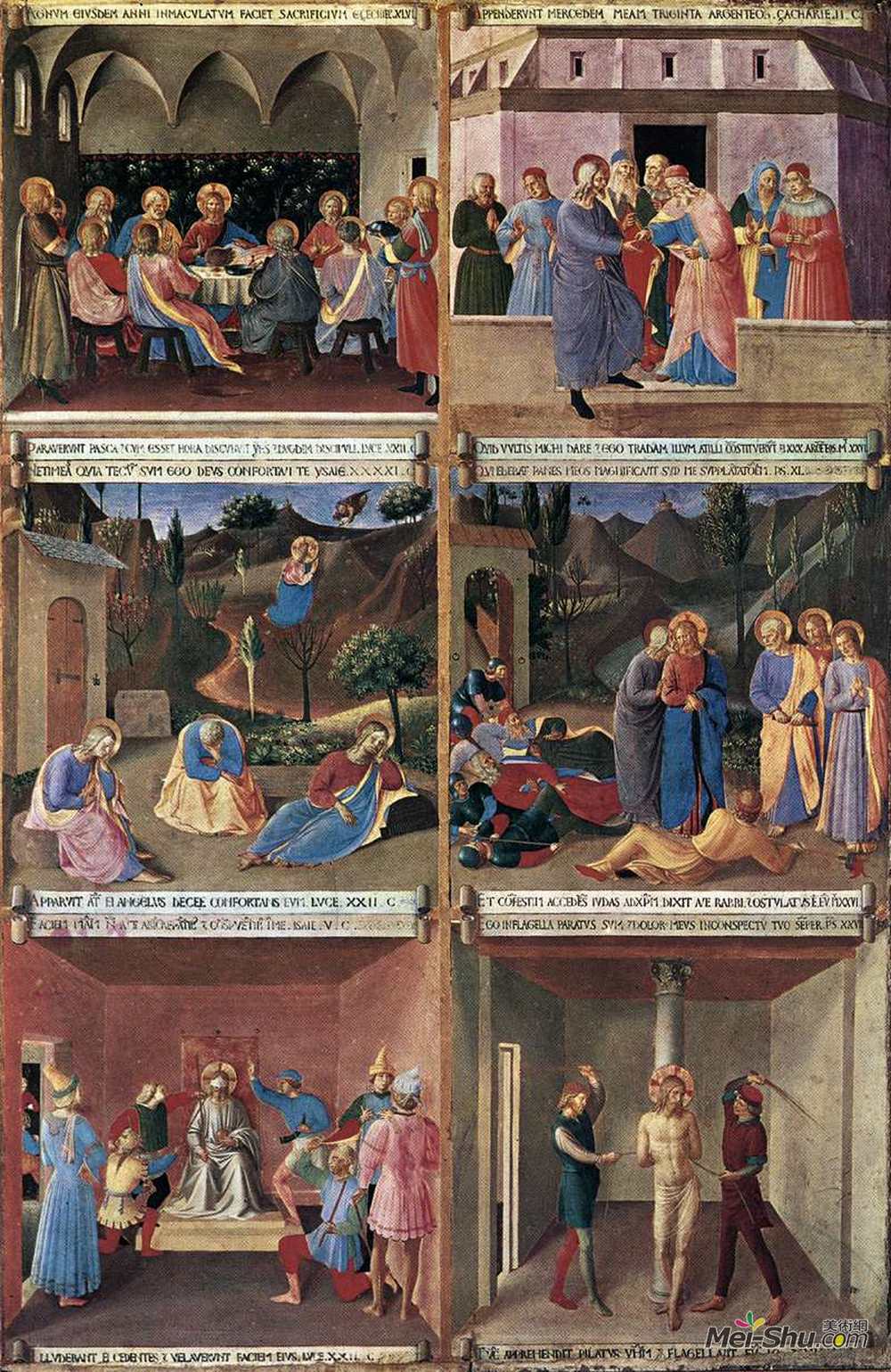 弗拉·安吉利科(Fra Angelico)高清作品《Paintings for the Armadio degli Argenti》