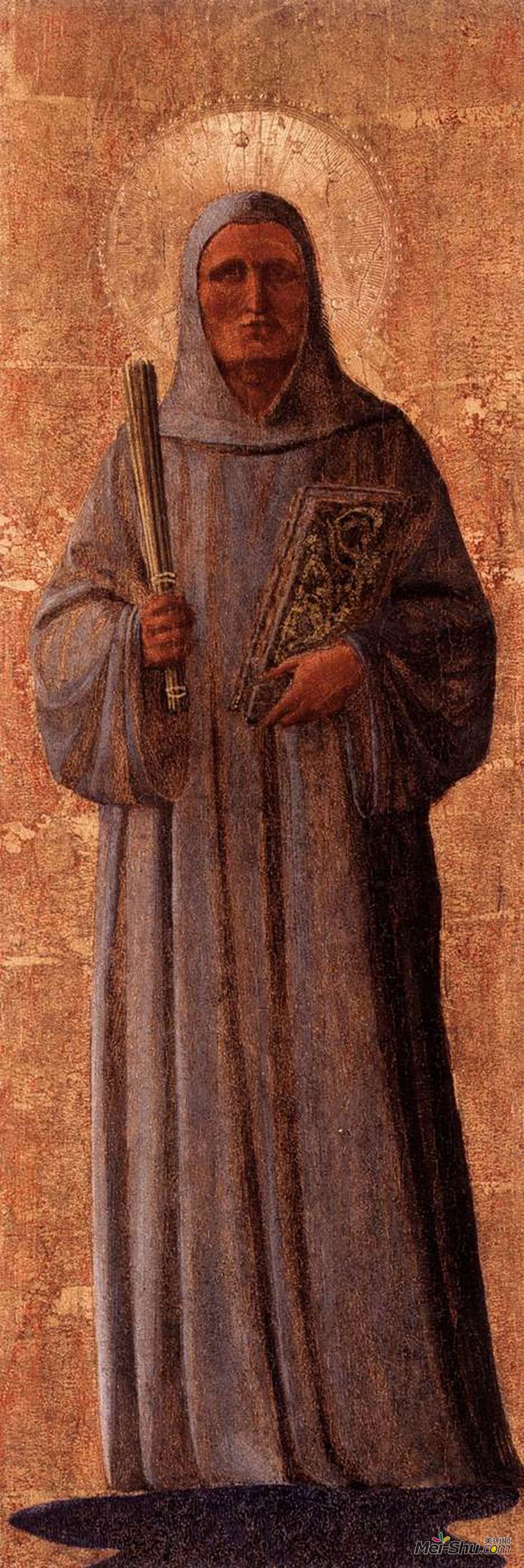 弗拉·安吉利科(Fra Angelico)高清作品《克莱尔沃的圣伯纳德》