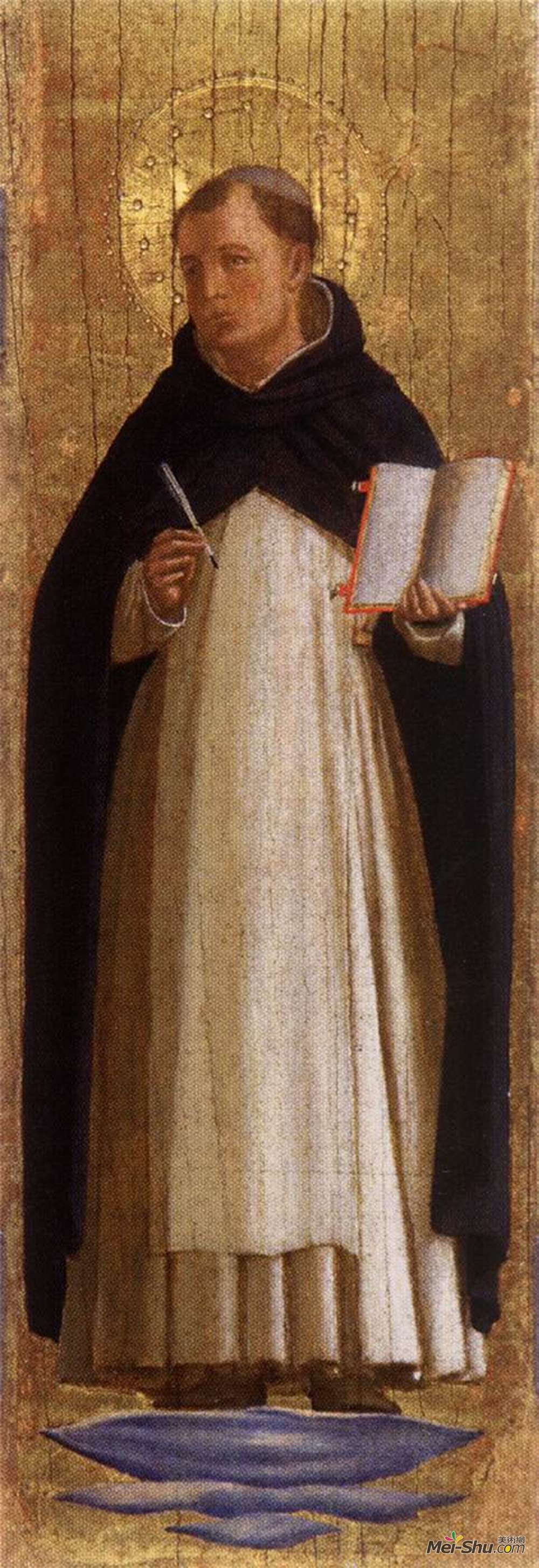 弗拉·安吉利科(Fra Angelico)高清作品《圣·托马斯·阿奎那》