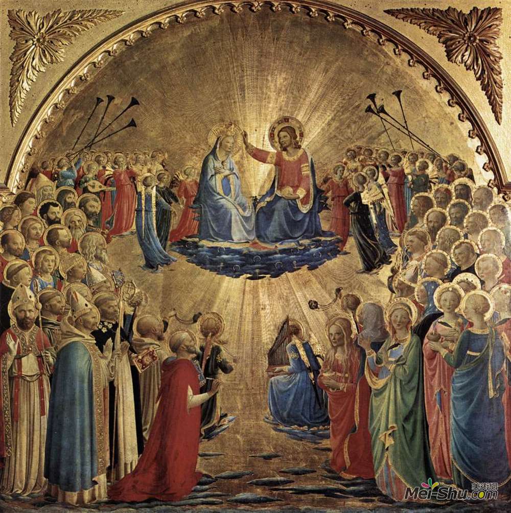 弗拉·安吉利科(Fra Angelico)高清作品《贞女加冕》