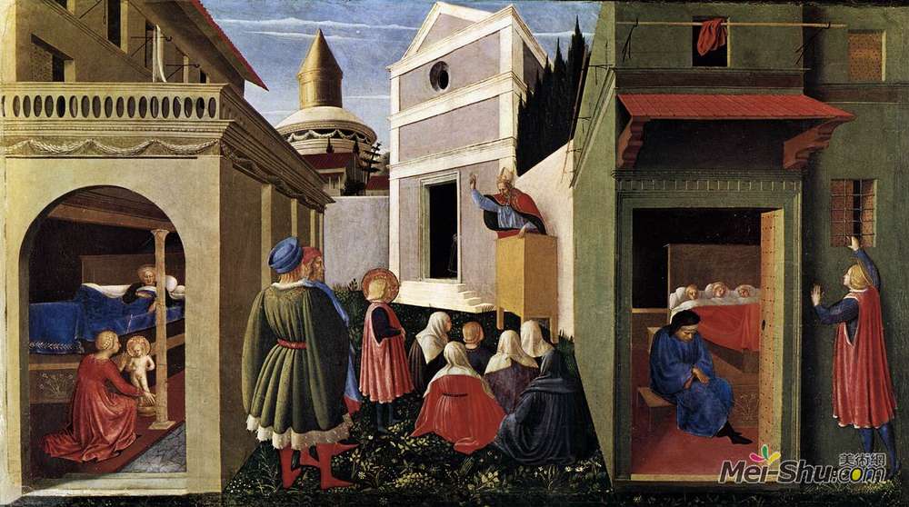 弗拉·安吉利科(Fra Angelico)高清作品《圣尼古拉斯的故事》