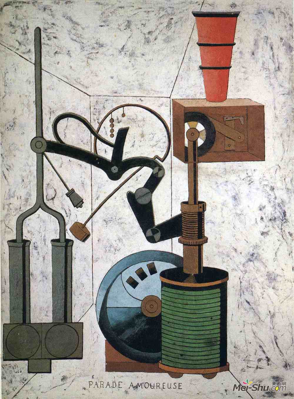 弗朗西斯·毕卡比亚(Francis Picabia)高清作品《爱的大游行》