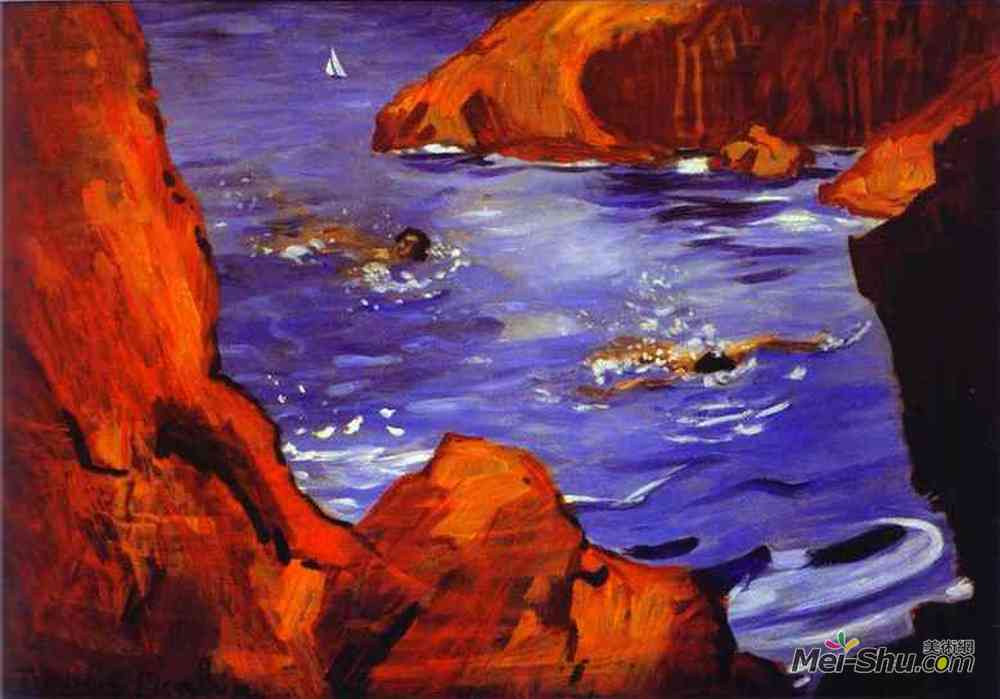 弗朗西斯·毕卡比亚(Francis Picabia)高清作品《小溪》
