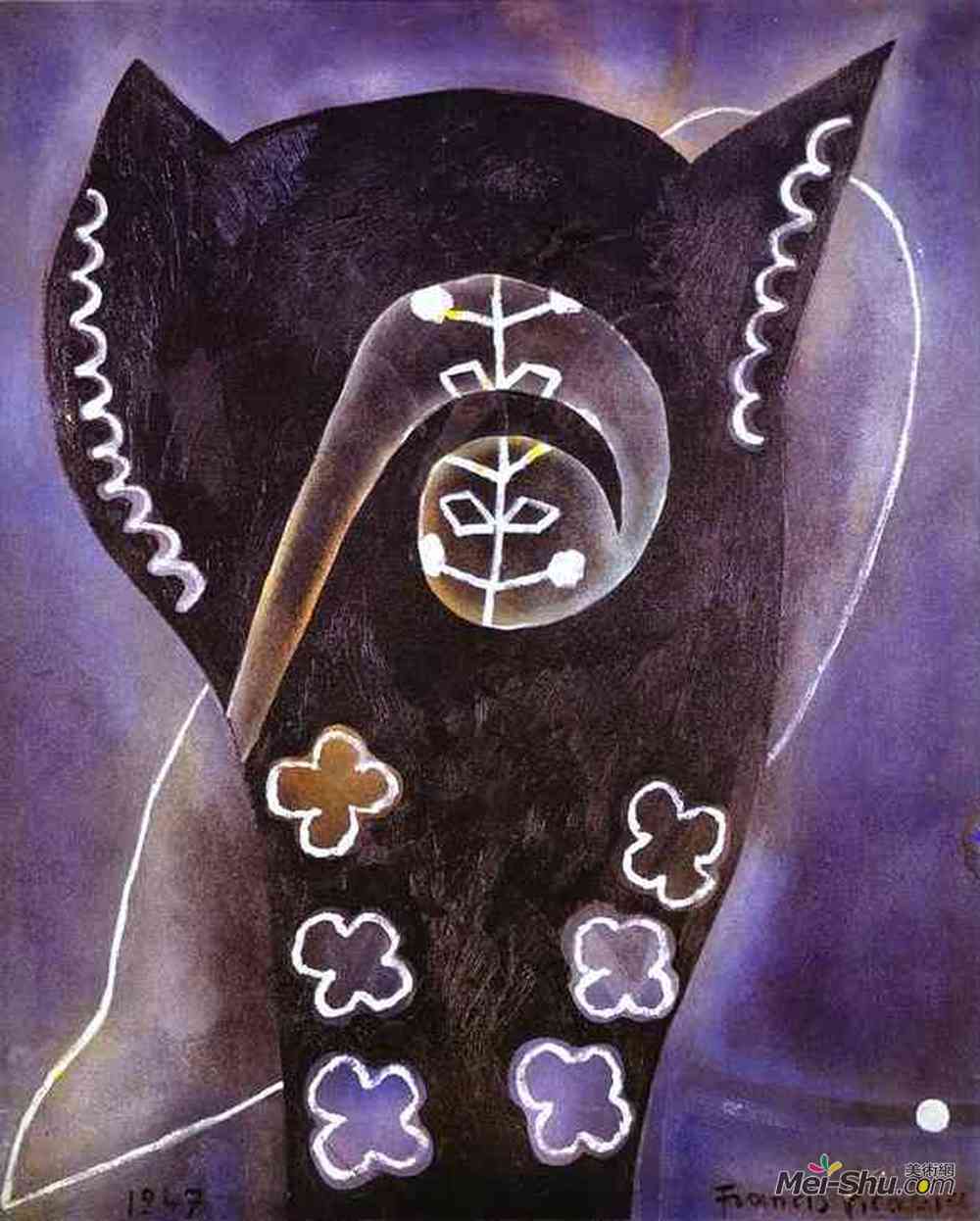 弗朗西斯·毕卡比亚(Francis Picabia)高清作品《勇气》