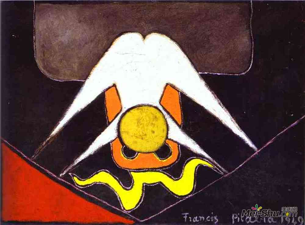 弗朗西斯·毕卡比亚(Francis Picabia)高清作品《座谈会》
