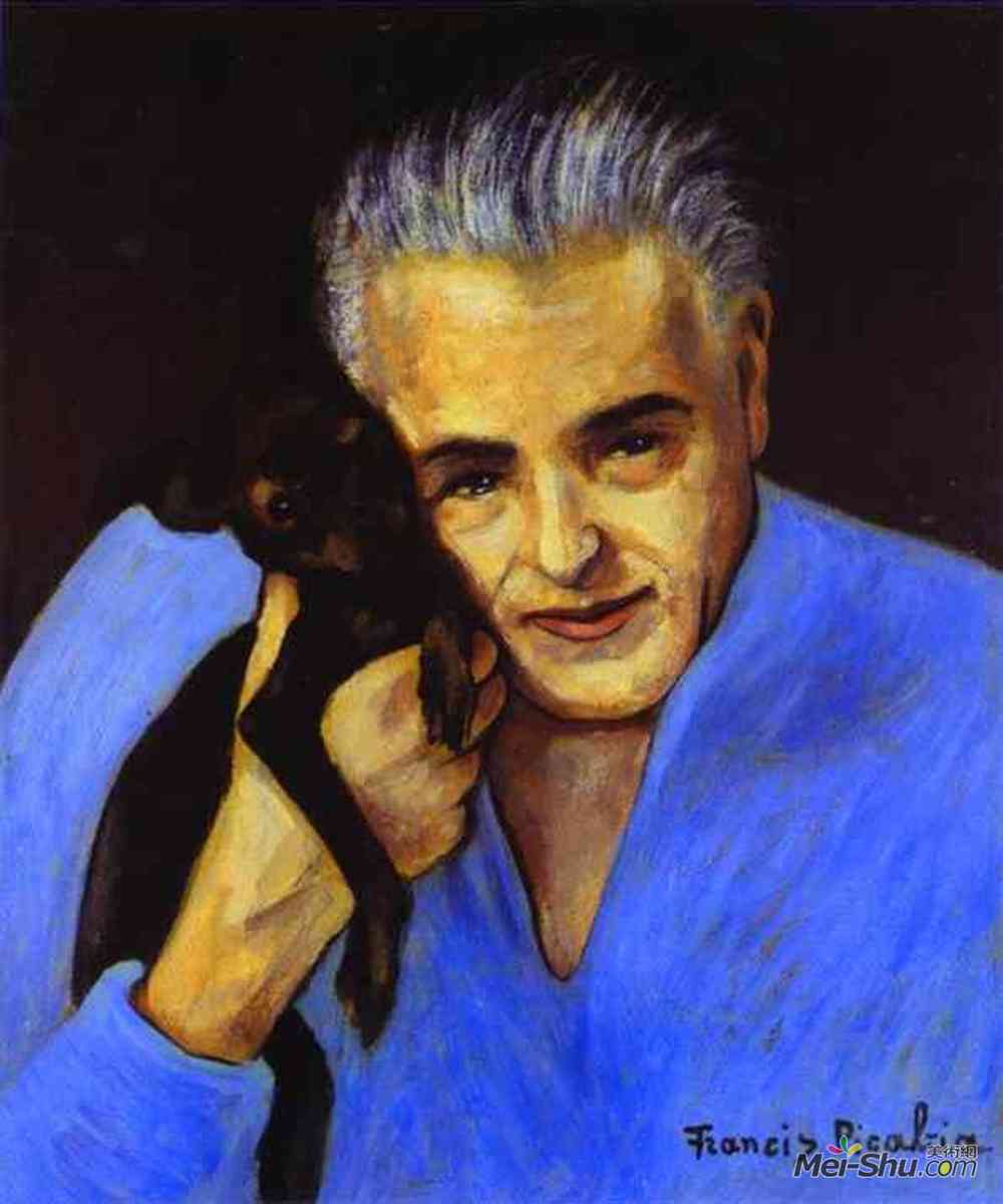 弗朗西斯·毕卡比亚(Francis Picabia)高清作品《自画像》