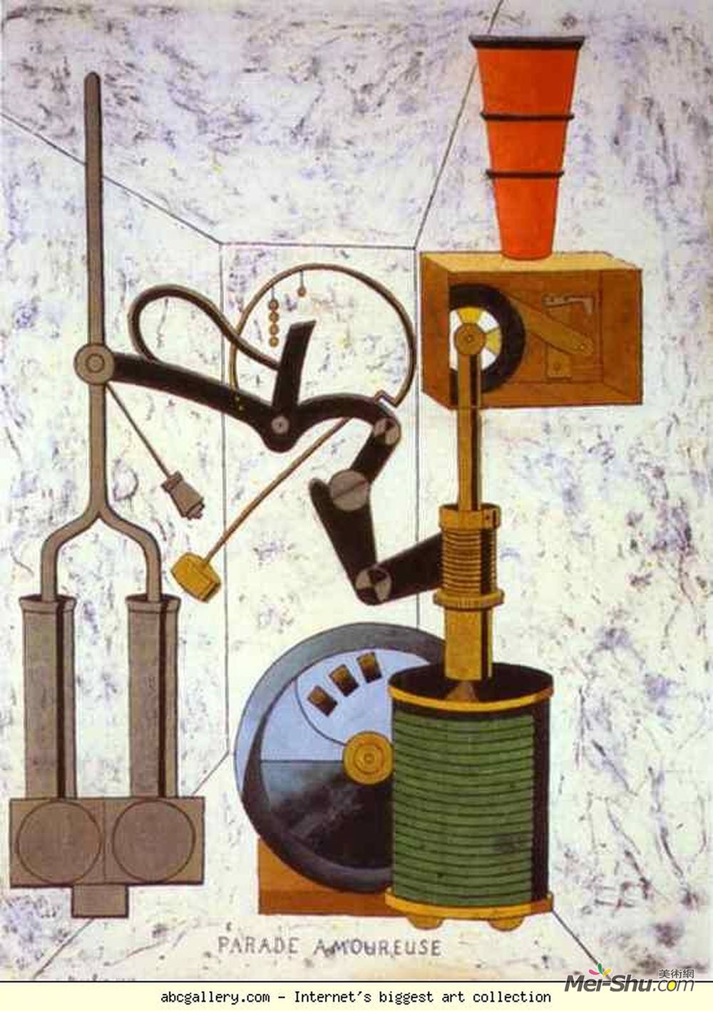 弗朗西斯·毕卡比亚(Francis Picabia)高清作品《爱的大游行》