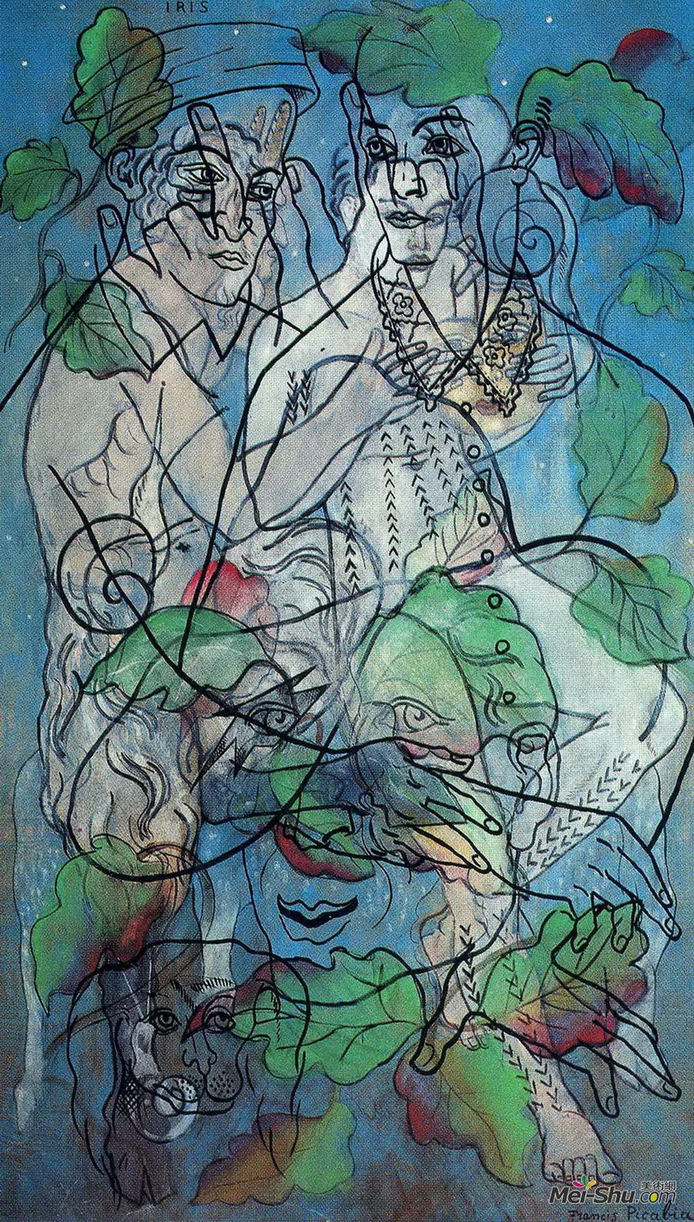 弗朗西斯·毕卡比亚(Francis Picabia)高清作品《特里斯》