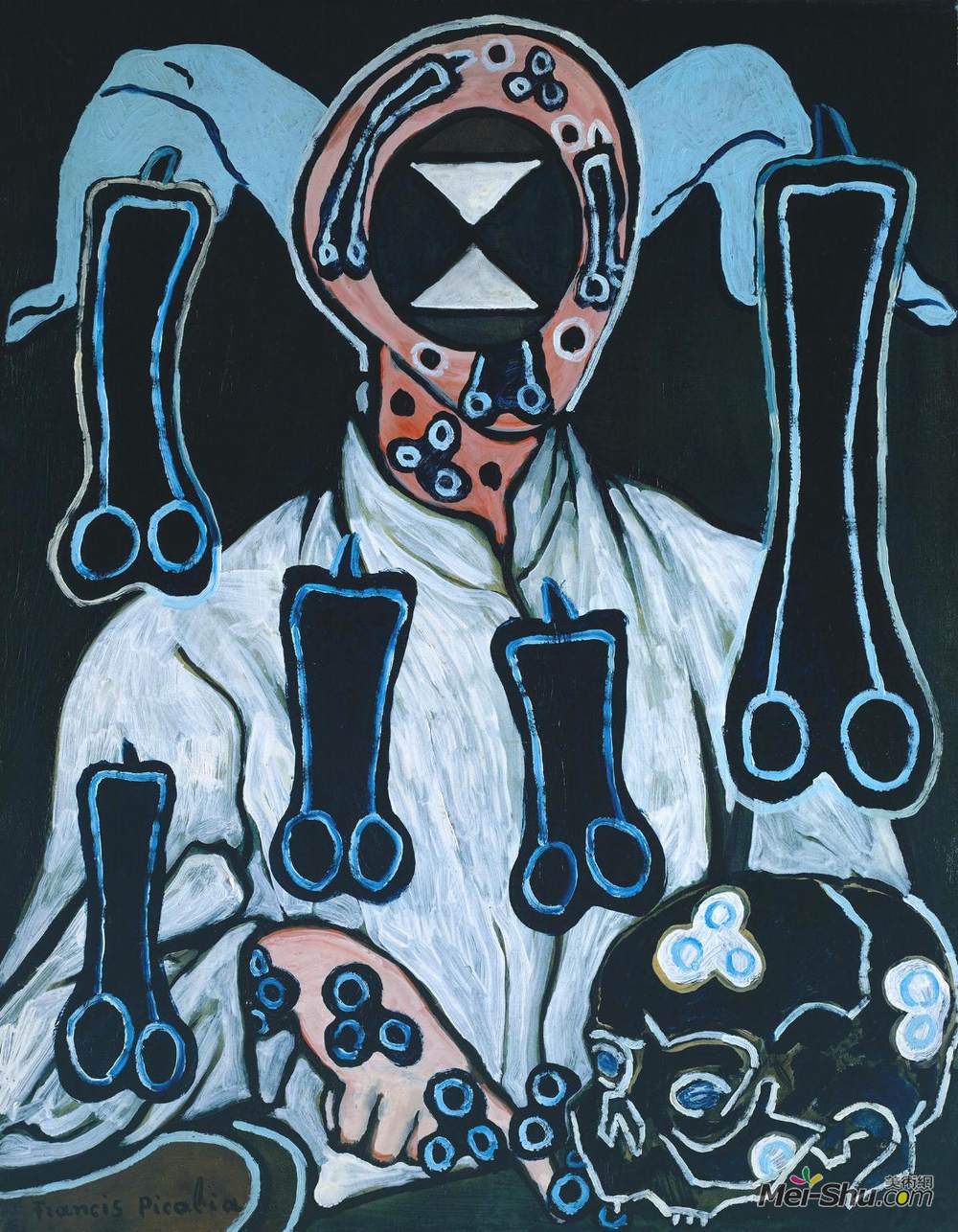 弗朗西斯·毕卡比亚(Francis Picabia)高清作品《医生肖像》