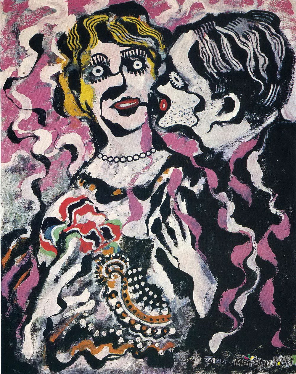 弗朗西斯·毕卡比亚(Francis Picabia)高清作品《Veglione, Cannes, 1924》