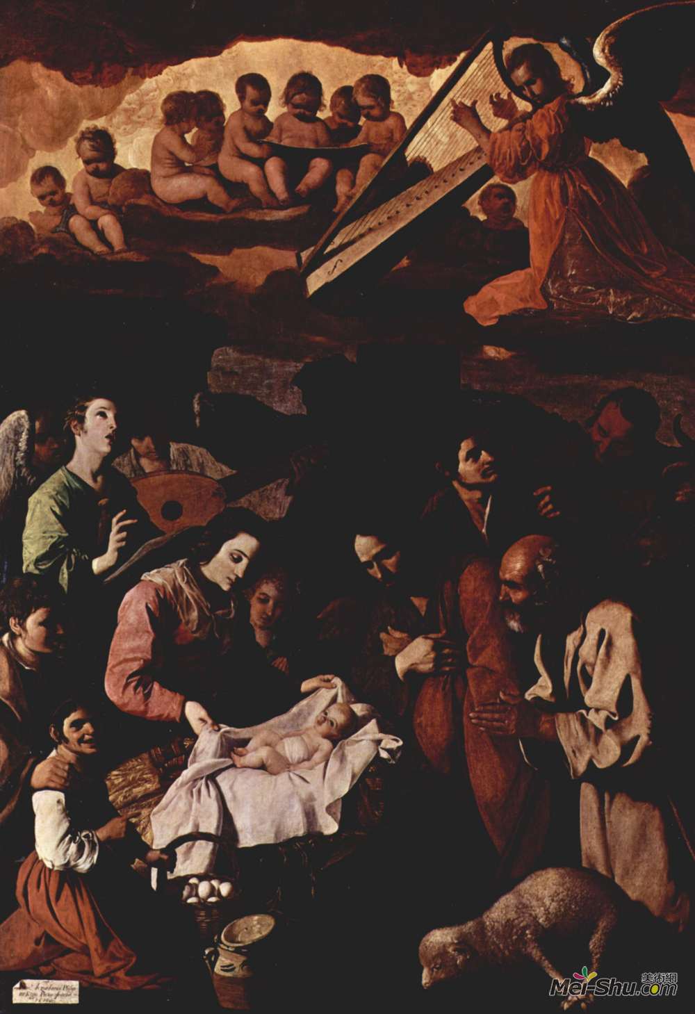 弗朗西斯柯·德·苏巴朗(Francisco de Zurbaran)高清作品《牧羊人的朝拜》