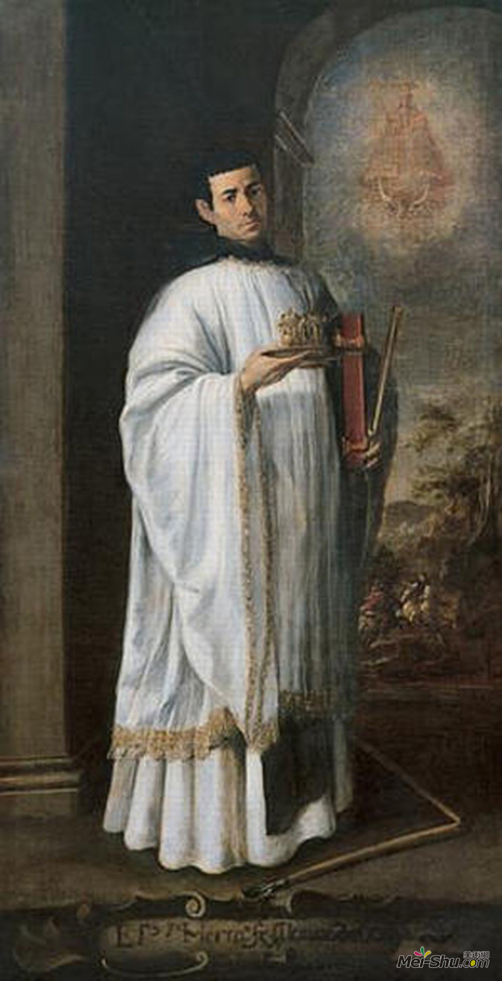 弗朗西斯柯·德·苏巴朗(Francisco de Zurbaran)高清作品《Brother Alonso de Ocana》
