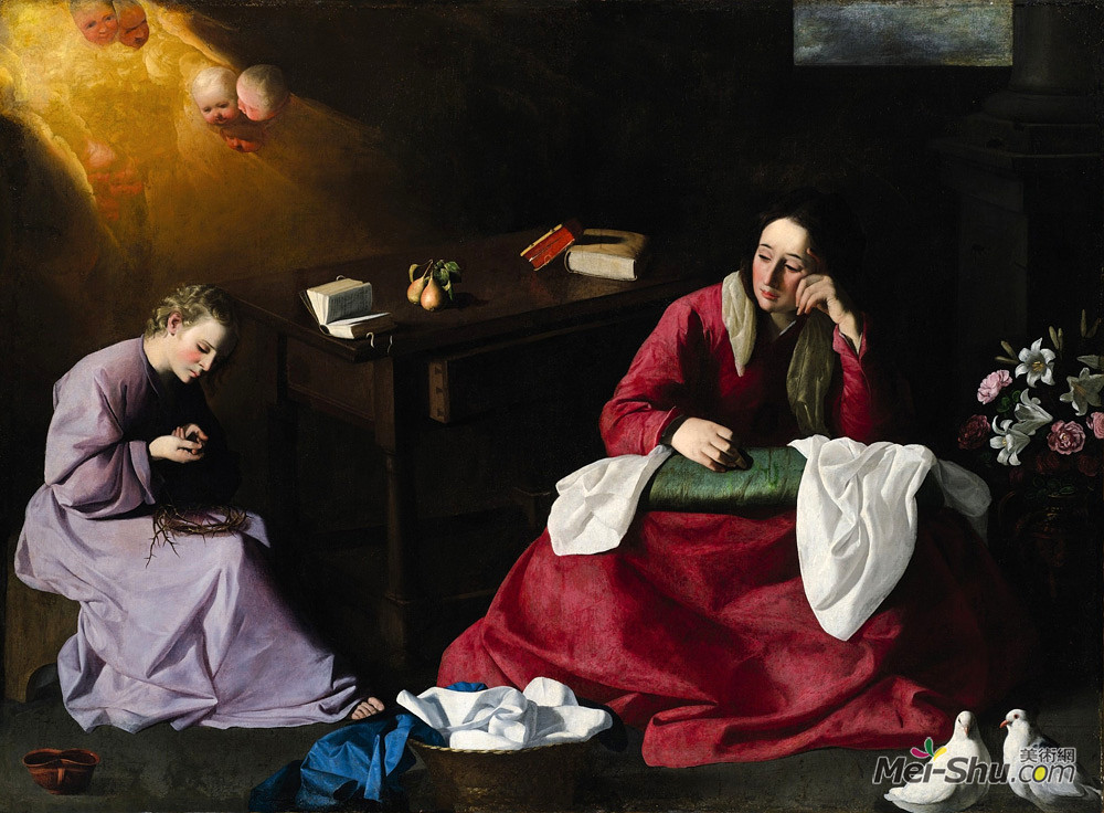 弗朗西斯柯·德·苏巴朗(Francisco de Zurbaran)高清作品《拿撒勒之家》
