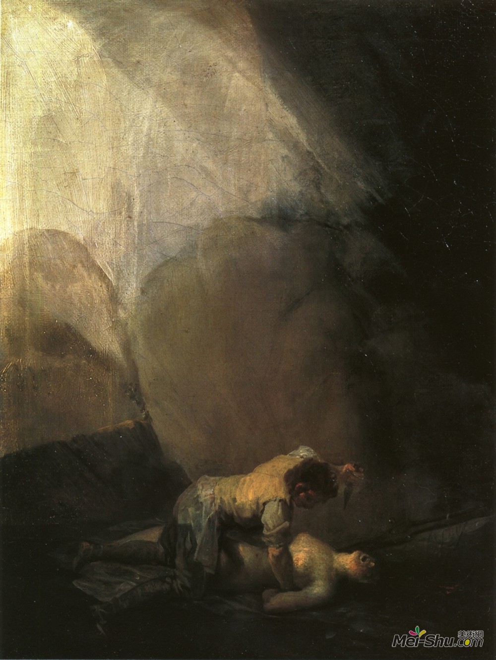 弗朗西斯科·戈雅(Francisco Goya)高清作品《土匪谋杀妇女》