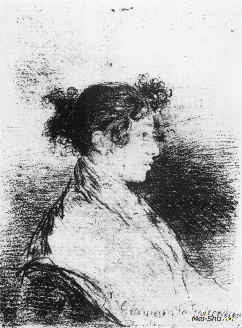 弗朗西斯科·戈雅(Francisco Goya)高清作品《Gumersinda Goicoechea, Goya's Daughter in Law》