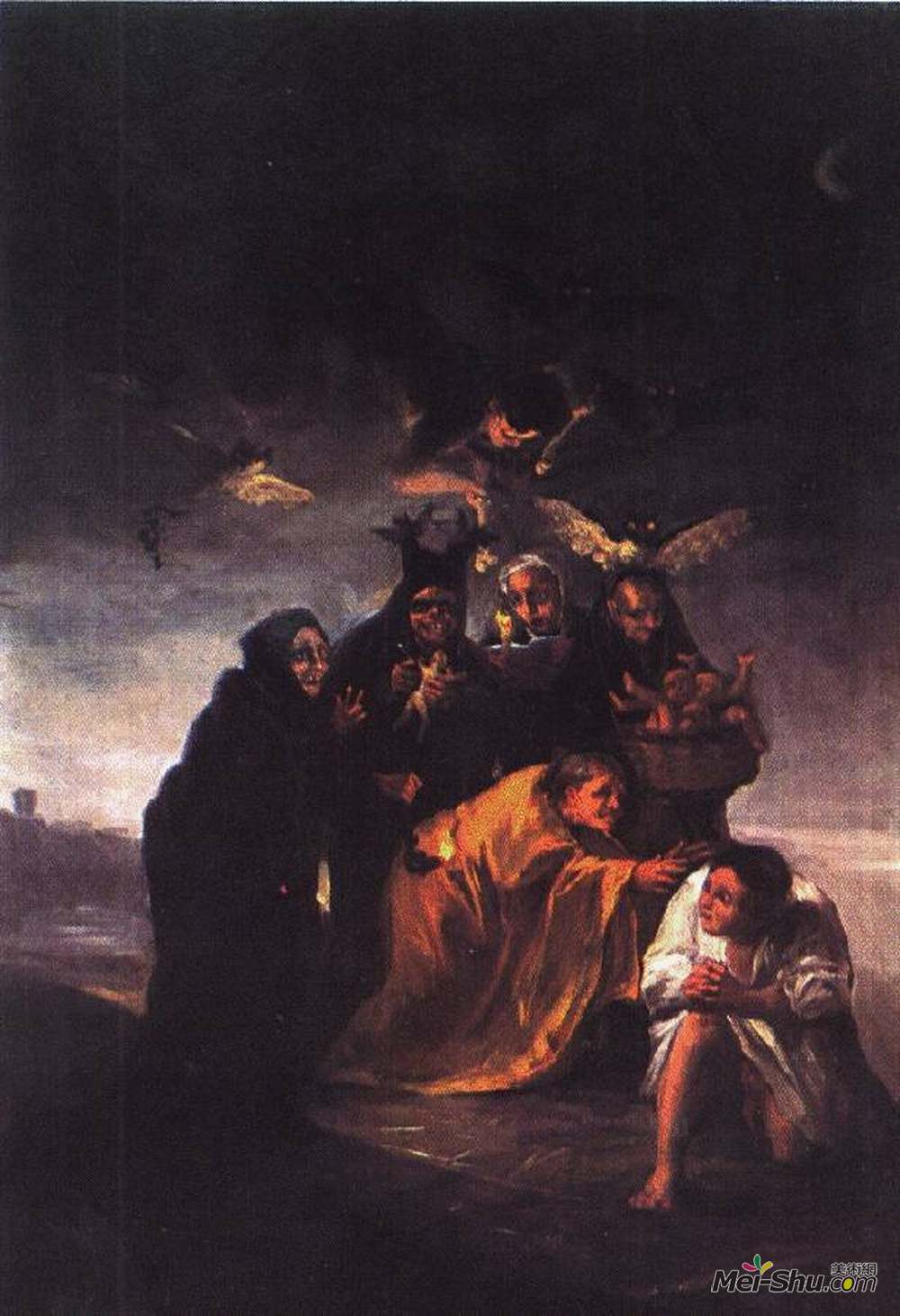 弗朗西斯科·戈雅(Francisco Goya)高清作品《咒语》