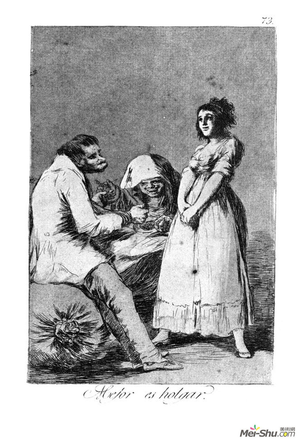 弗朗西斯科·戈雅(Francisco Goya)高清作品《宁可闲着》