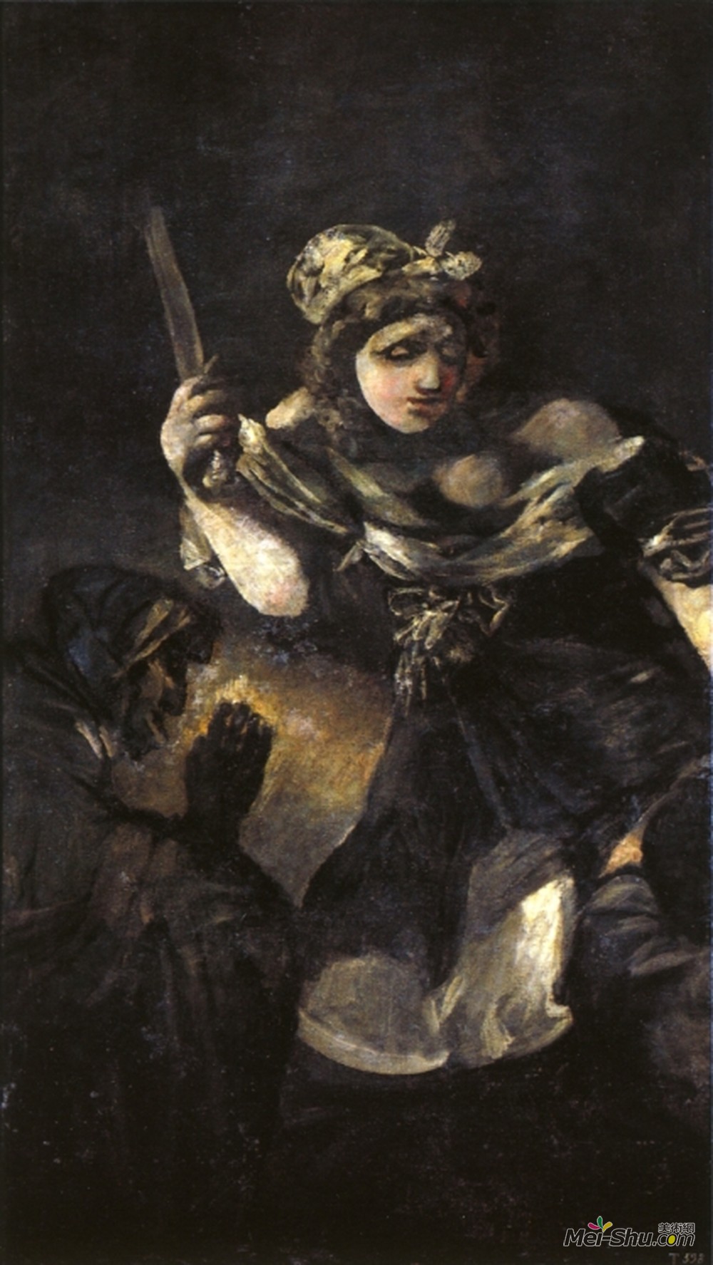 弗朗西斯科·戈雅(Francisco Goya)高清作品《朱迪思和霍尔瓦内斯》