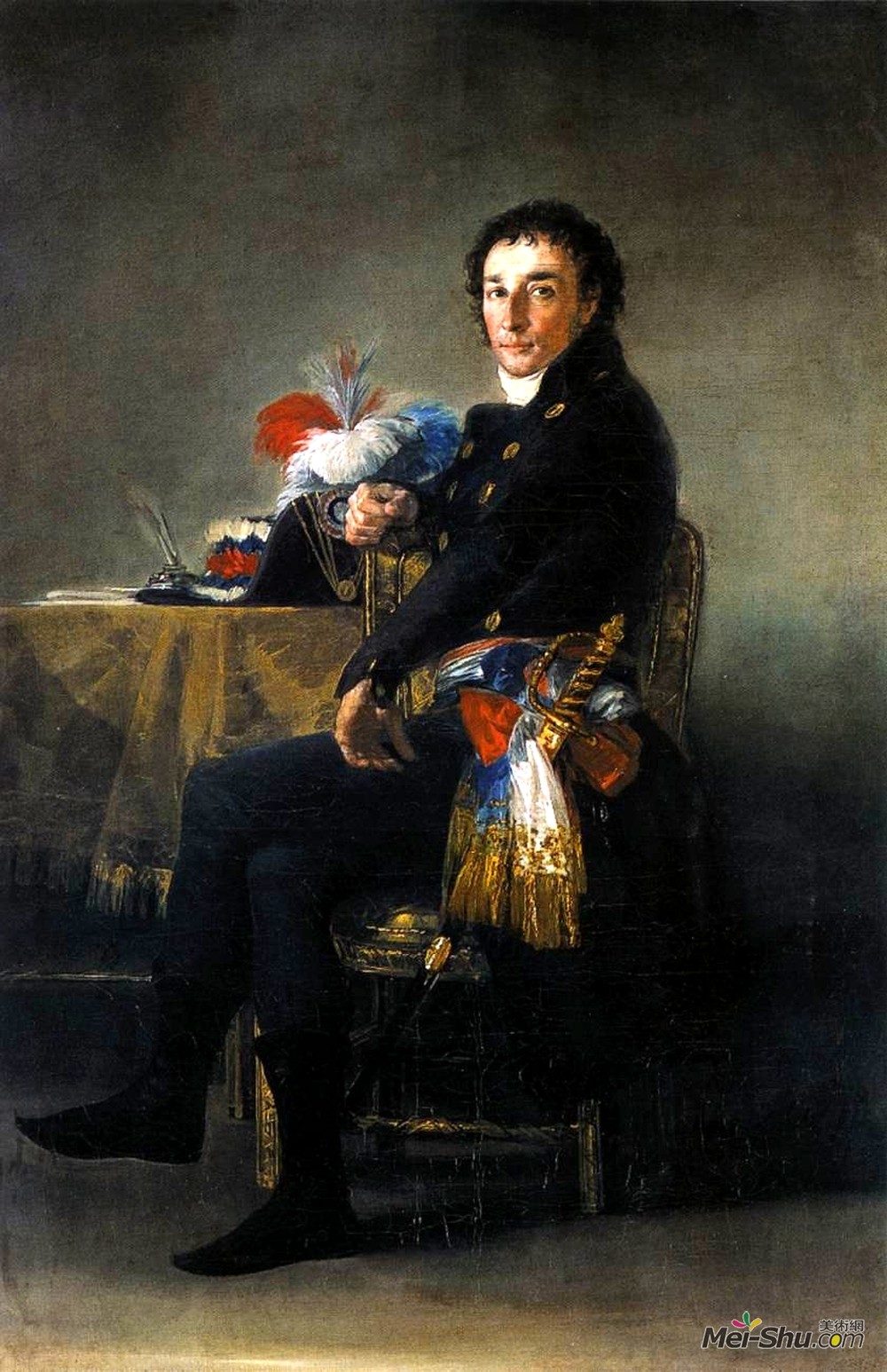 弗朗西斯科·戈雅(Francisco Goya)高清作品《Portrait of Ferdinand Guillemardet》