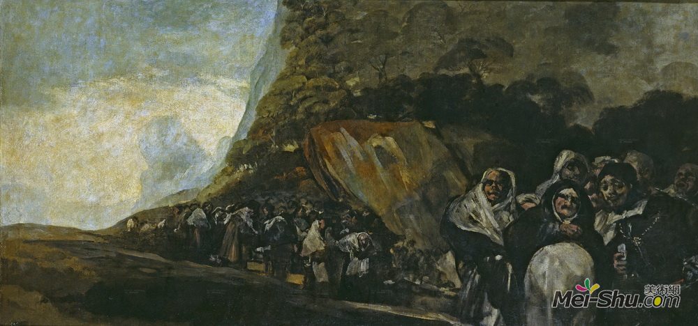 弗朗西斯科·戈雅(Francisco Goya)高清作品《圣殿长廊》