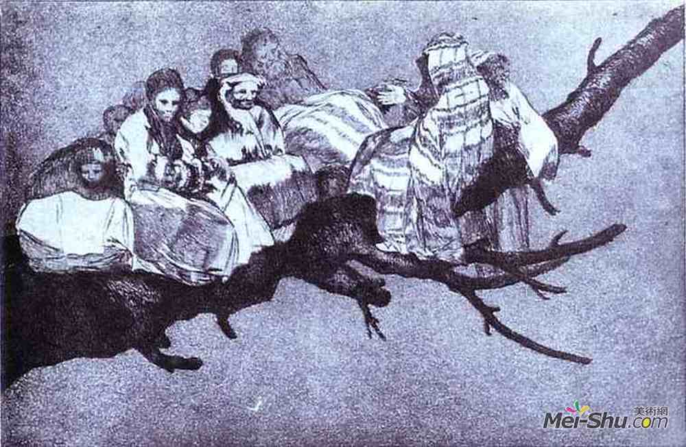 弗朗西斯科·戈雅(Francisco Goya)高清作品《荒谬的梦》