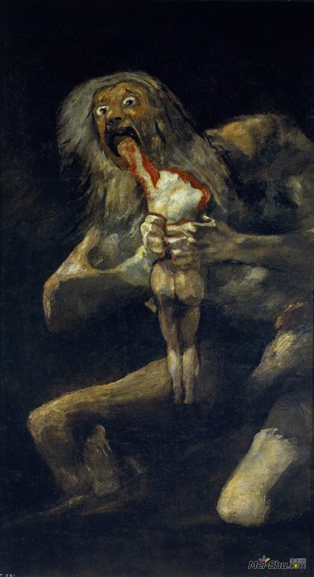 弗朗西斯科·戈雅(Francisco Goya)高清作品《土星吞噬他的儿子》