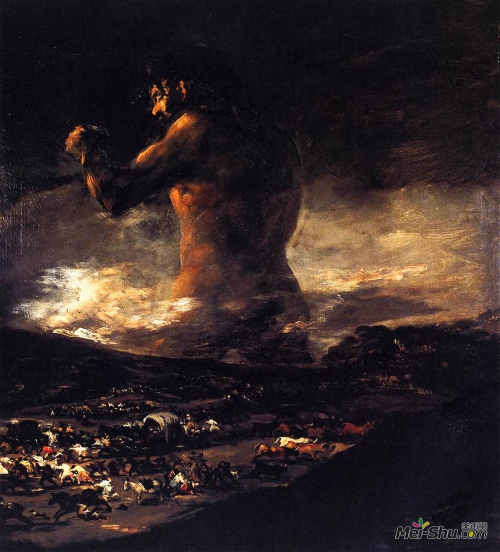 弗朗西斯科·戈雅(Francisco Goya)高清作品《巨人》