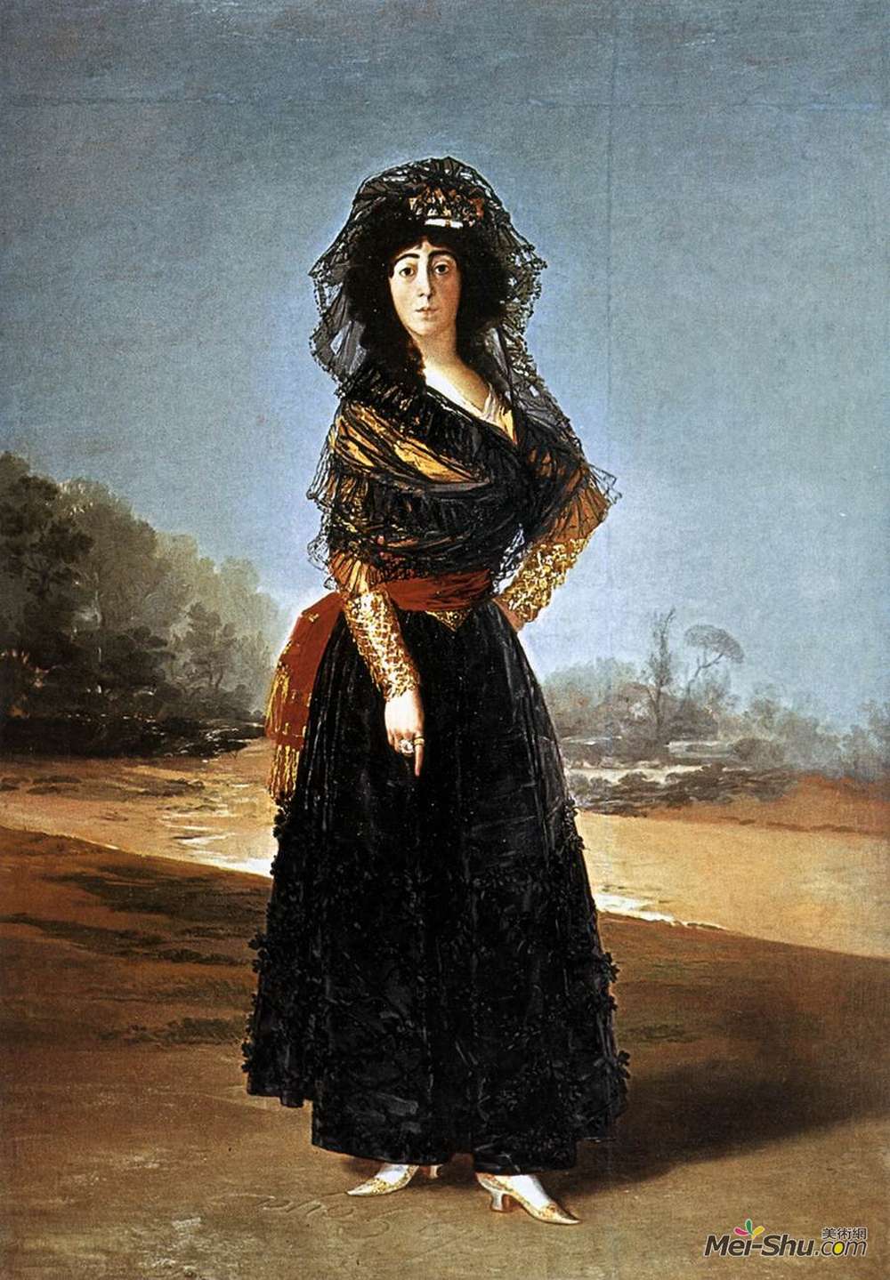 弗朗西斯科·戈雅(Francisco Goya)高清作品《阿尔巴公爵夫人》