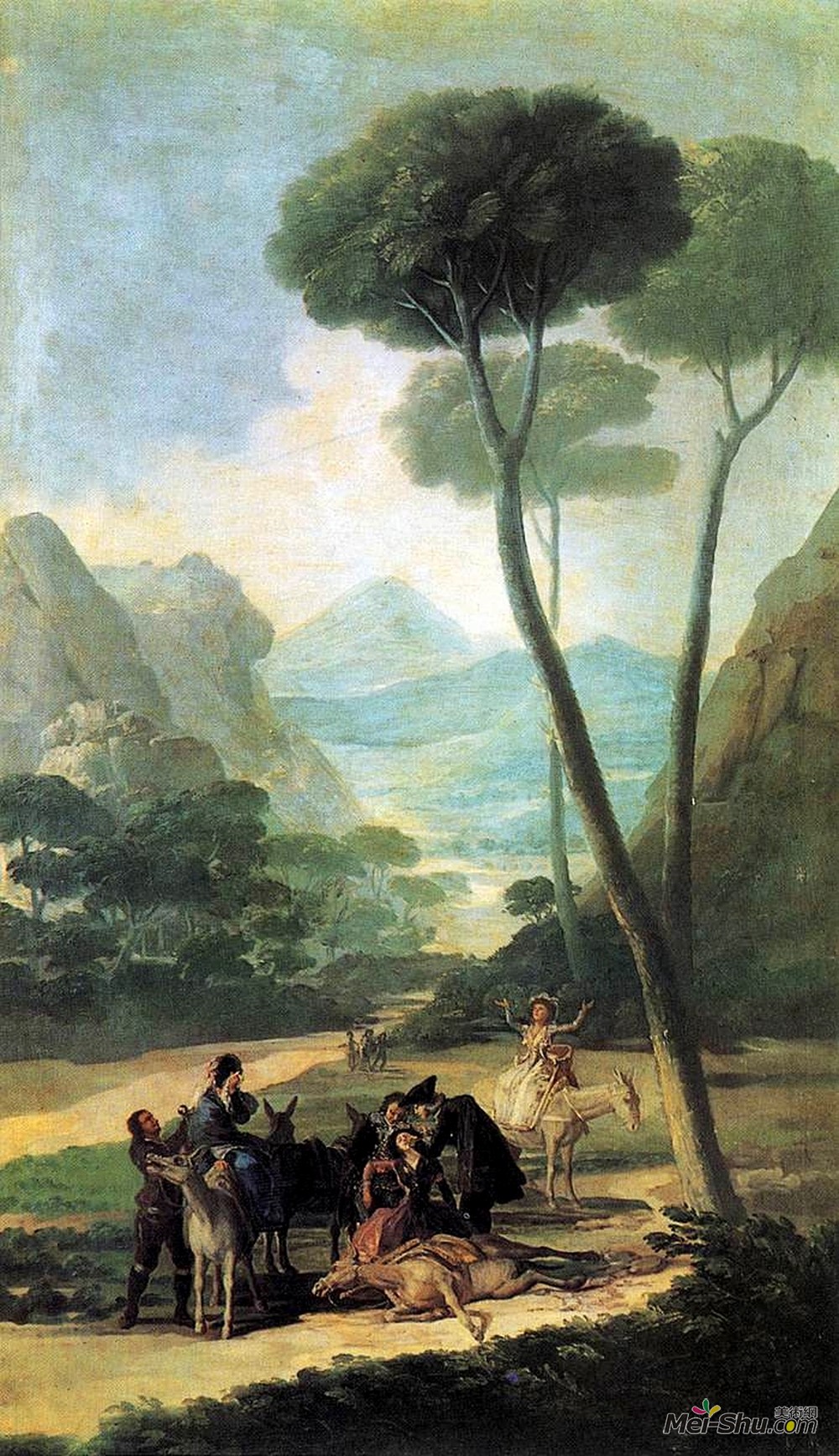 弗朗西斯科·戈雅(Francisco Goya)高清作品《坠落或事故》